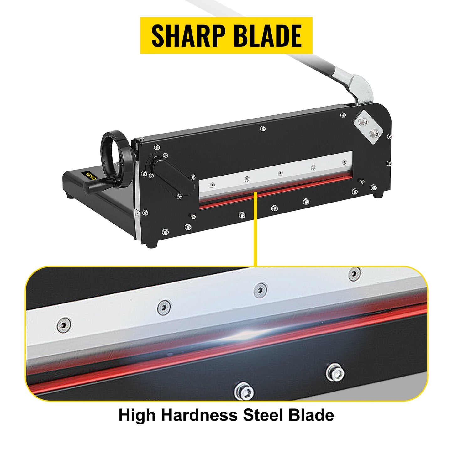 SucceBuy A4 12" Manual Paper Cutter Heavy Duty Guillotine Trimmer 300 Sheets Die Cutters for Home Office Laboratory Commercial