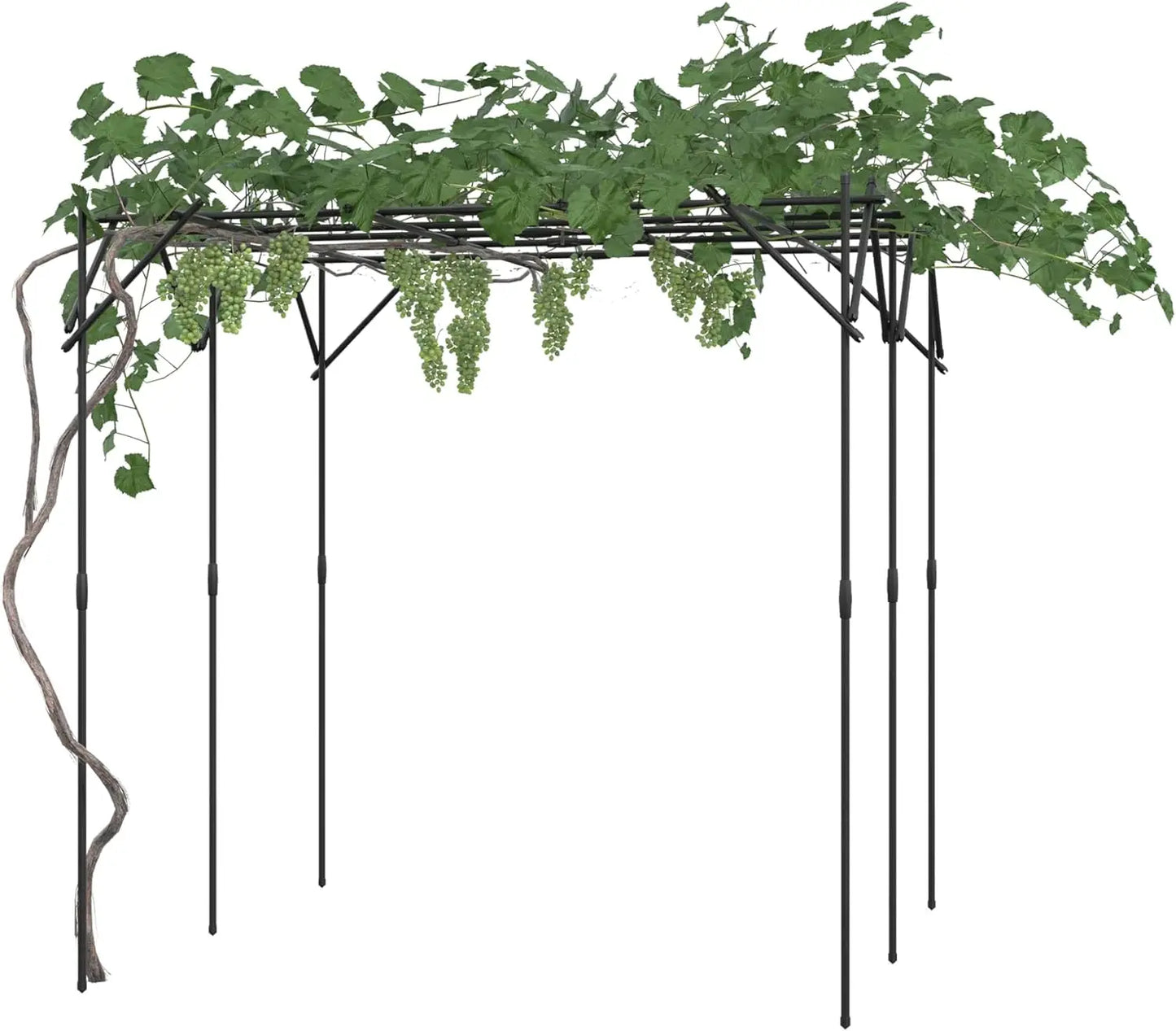 Garden Trellis for Climbing Plants, Metal , Perfect for Weddings, Gazebos, and Outdoor Decor, for Lawn, Party，Easy Assembly