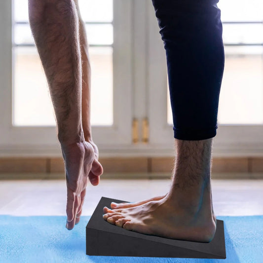 Yoga Wedge Blocks Squat Wedge Block Multi-Functional Yoga Stretch Slant Board Non-Slip Calf Raise Block for Home Gym