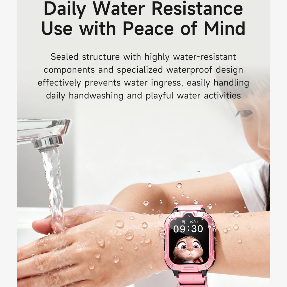 4G Children's Smartwatch With GPS Positioning Kids AGPS LBS WiFi SOS Dual Camera Smart WatchWaterproof Music Parental Guardian