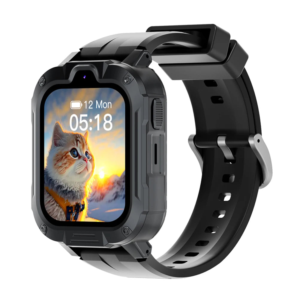 4G Children's Smartwatch With GPS Positioning Kids AGPS LBS WiFi SOS Dual Camera Smart WatchWaterproof Music Parental Guardian