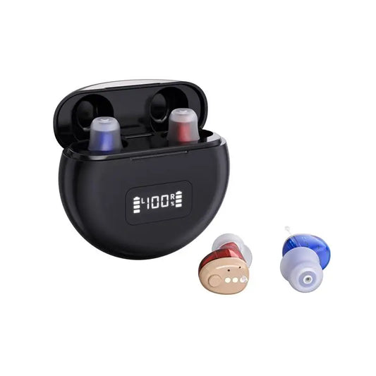 2025 Best Elderly Hearing Aid Rechargeable ITE Deaf The Listening Device Mini Wireless Sound Amplifier Invisible Hearing Aids