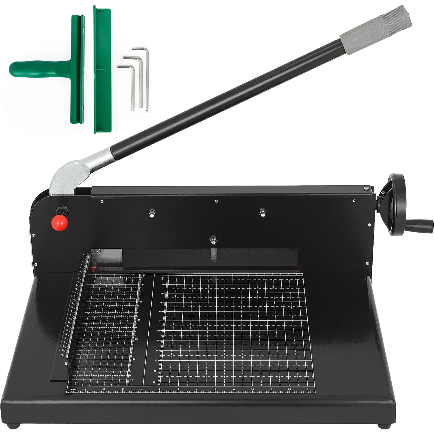 SucceBuy A4 12" Manual Paper Cutter Heavy Duty Guillotine Trimmer 300 Sheets Die Cutters for Home Office Laboratory Commercial