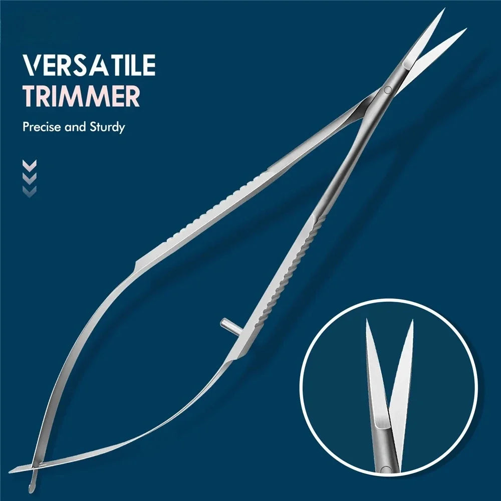 2026 Stainless Steel Cuticle Nipper Pliers Dead Skin Remover Squeeze Straight Manicure Scissors Eyebrow Scissors Beauty Tools