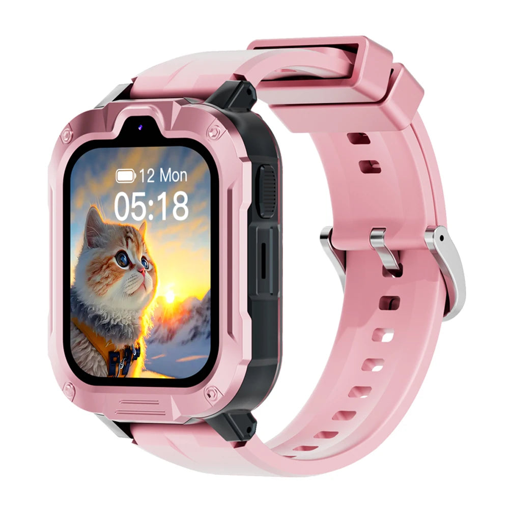 4G Children's Smartwatch With GPS Positioning Kids AGPS LBS WiFi SOS Dual Camera Smart WatchWaterproof Music Parental Guardian