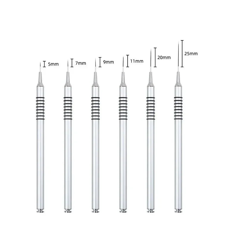 Professional Nail Art Liner Brushes Set Nail Art Design Brush Stripe Nail Line Brush Thin Long Lines UV Gel Painting Pen Carved